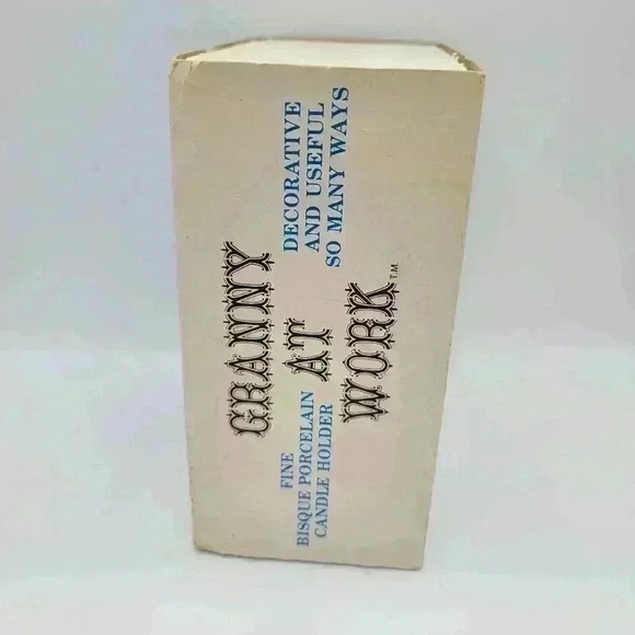 Vintage Granny At Work Holiday Christmas Jasco 1978 New OPEN BOX - Picture 8 of 10